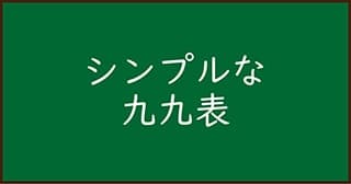 最短30秒 Excelで九九表の作り方 みんなのエクセル