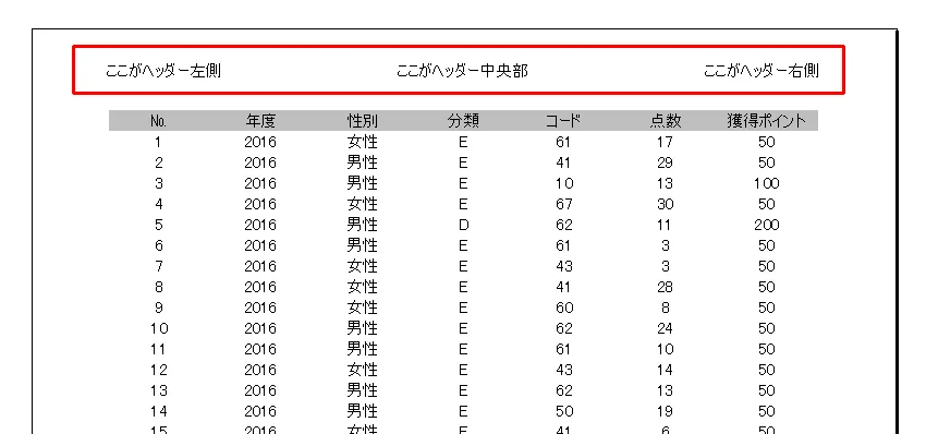 【知識】エクセルのヘッダーとは？